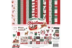 North Pole Christmas Notes To Santa 12×12 Patterned Paper
