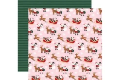 North Pole Christmas Notes To Santa 12×12 Patterned Paper