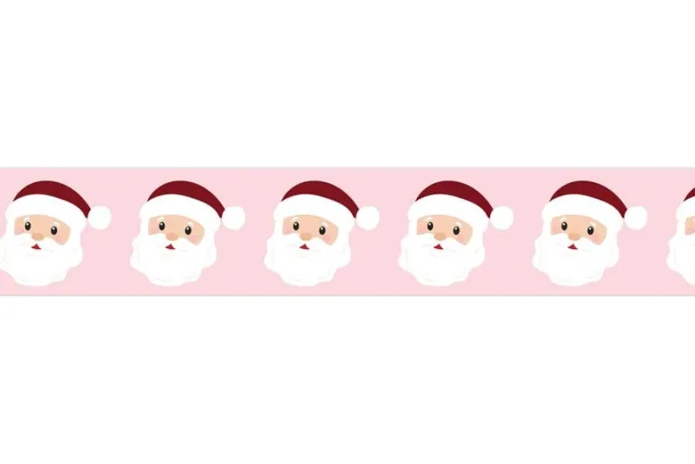 North Pole Christmas Snowflake Stripes 12×12 Patterned Paper