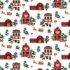 North Pole Christmas Snowman And Tree Die