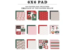 North Pole Christmas Sweet Candy Canes 12×12 Patterned Paper