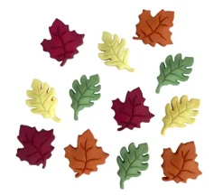 Novelty Buttons Fall Leaves #4632