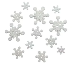 Novelty Buttons Glistening Snow #4839