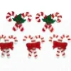 Novelty Buttons Peppermint Pairs #4827