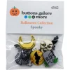 Novelty Buttons Spooky #4542