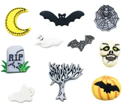 Novelty Buttons Spooky #4542