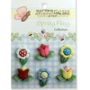 Novelty Buttons Spring Flowers #SF104