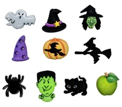Novelty Buttons Witchcraft #4545