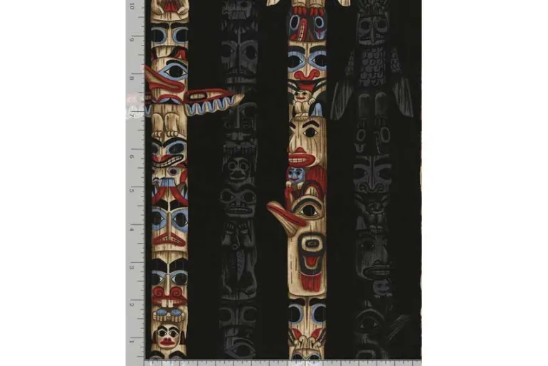 NW Favorites Totem Pole on Black