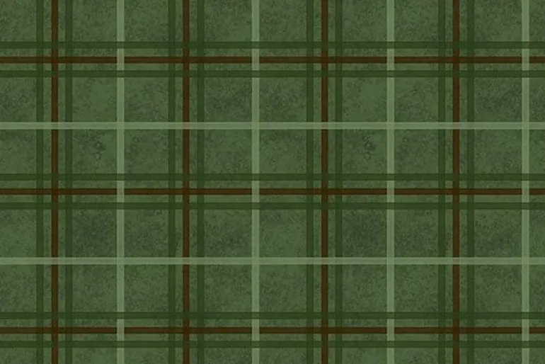 Oh My Gourd Plaid in Green