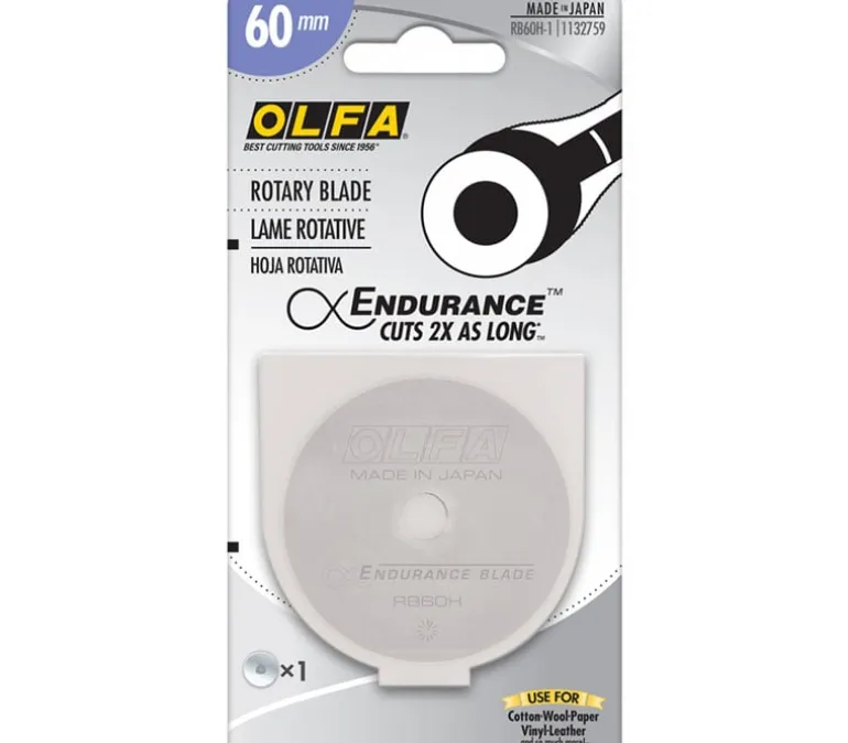 Olfa Rotary Blade Endurance – 60mm – 1 Piece