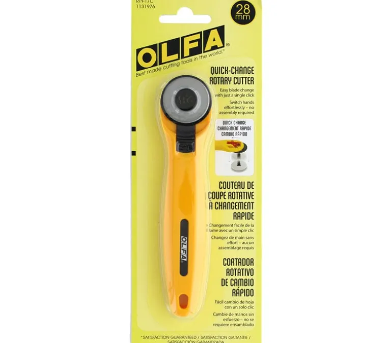 Olfa Rotary Cutter – 28mm – Quick Change
