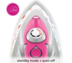 Oliso Tula Pink Mini Iron with Trivet M3PRO-TULA