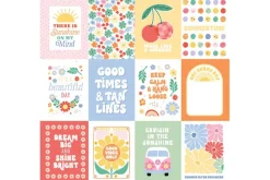 Our Groovy Summer: Groovy Flowers 12×12 Patterned Paper