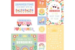 Our Groovy Summer: Groovy Flowers 12×12 Patterned Paper