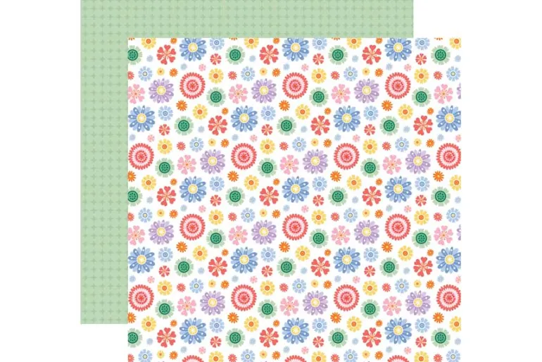 Our Groovy Summer: Summertime Stripes 12×12 Patterned Paper