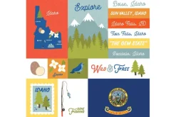 Our United States: Idaho 12×12 Patterned Paper