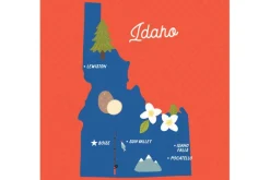 Our United States: Idaho 12×12 Patterned Paper