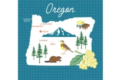 Our United States: Oregon 12×12 Patterned Paper