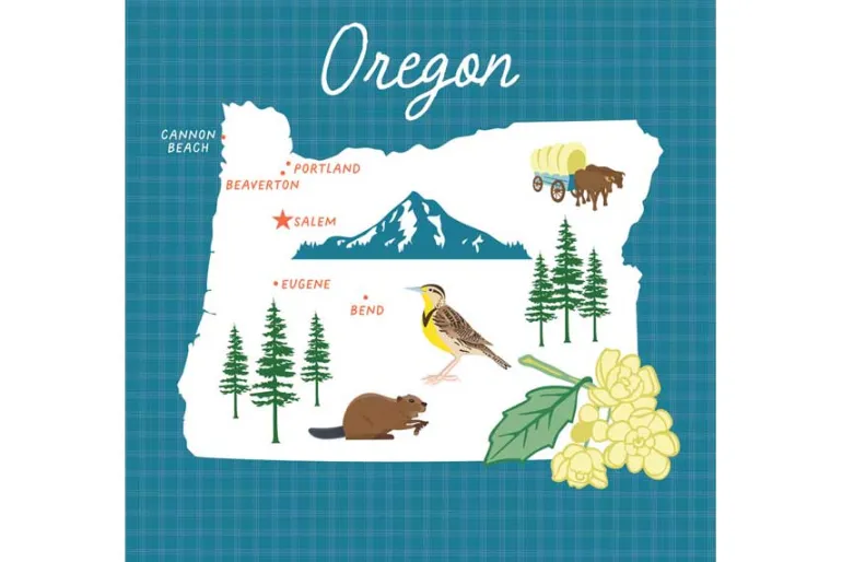 Our United States: Oregon 12×12 Patterned Paper