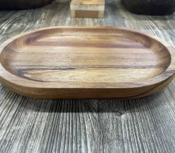 Oval Wooden Tray – Small