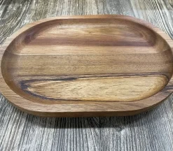 Oval Wooden Tray – Small