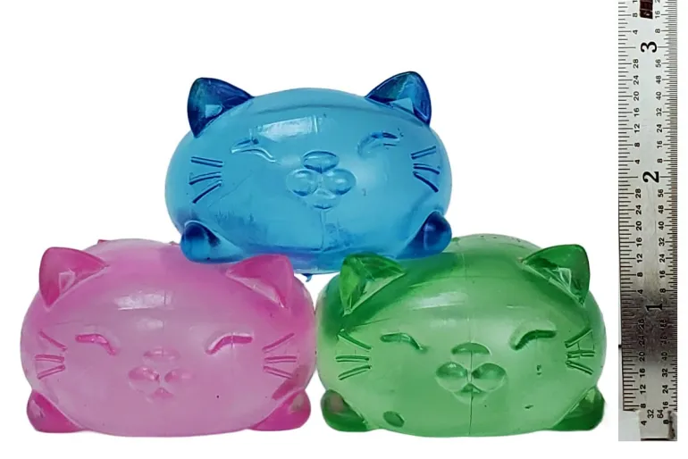 2-Pack Glitter Strawberry & Blackberry Sugar Squish Toys