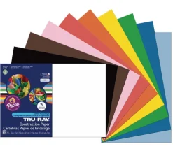 Pacon Construction Truray Paper – 12-inch x 18-inch – Black – 50 Sheets