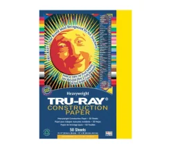 Pacon Construction Truray Paper – 9-inch x 12-inch – Blue – 50 Sheets