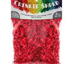 PA Essentials Crinkle Shred Bag – 2-ounce – Red
