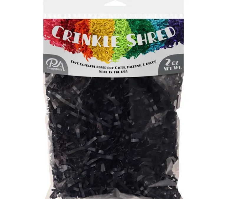 PA Essentials Crinkle Shred Bag – 2-ounce – Black