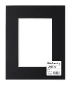PA Framing Mat – 8×10/5×7 – Black