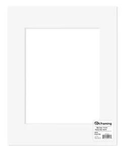 PA Framing Mat – 11×14/8×10 – White