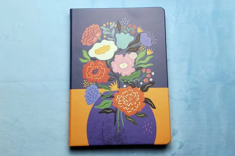 96-Page Blank Notebook – Bubbles