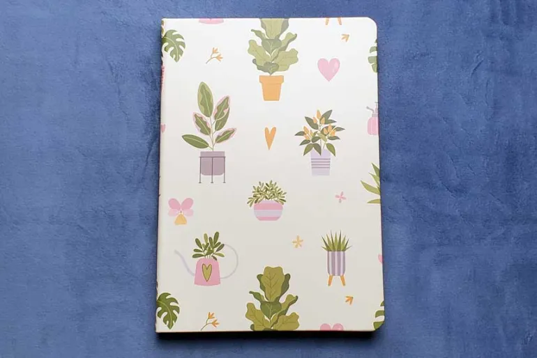 96-Page Blank Notebook – Bubbles