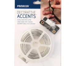 Panacea Floral Wire with Cutter – 26 Gauge – Silver