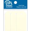 PA Paper Accent Craft Tags – 7/8-inch x 1-3/4-inch – 25 Piece – Cream