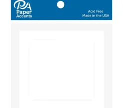 PA Paper Accent Mini Card and Envelope – 2-1/2-inch x 2-1/2-inch – 10 Piece – White
