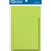 PA Paper Accents Card and Envelope – 4-1/4-inch x 5-1/2-inch – 10 Piece – Sour Apple