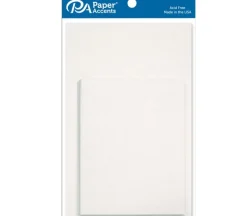 PA Paper Accents Card and Envelope – 4-1/4-inch x 5-1/2-inch – 10 Piece – White