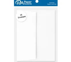PA Paper Accents Envelope – 4-3/8-inch x 5-3/4-inch – 25 Piece – White