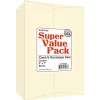 PA Paper Accents Super Value Card and Envelope Pack – 5-inch x 7-inch – 50 Piece – Cream