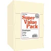PA Paper Accents Super Value Envelope Pack – 5-inch x 7-inch – 250 Piece – Cream