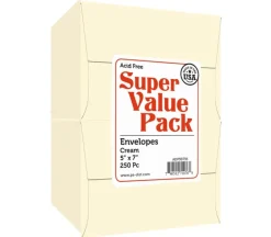 PA Paper Accents Super Value Envelope Pack – 5-inch x 7-inch – 250 Piece – Cream