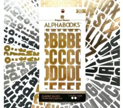 Paper House Alphabet Stickers – Alphabooks Classic Block