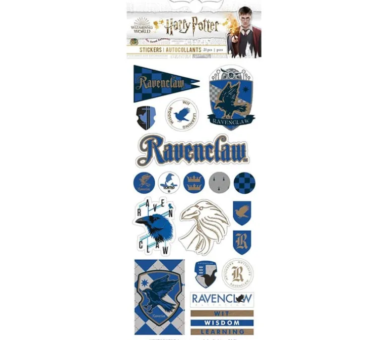 Paper House Enamel Stickers – Ravenclaw House Pride