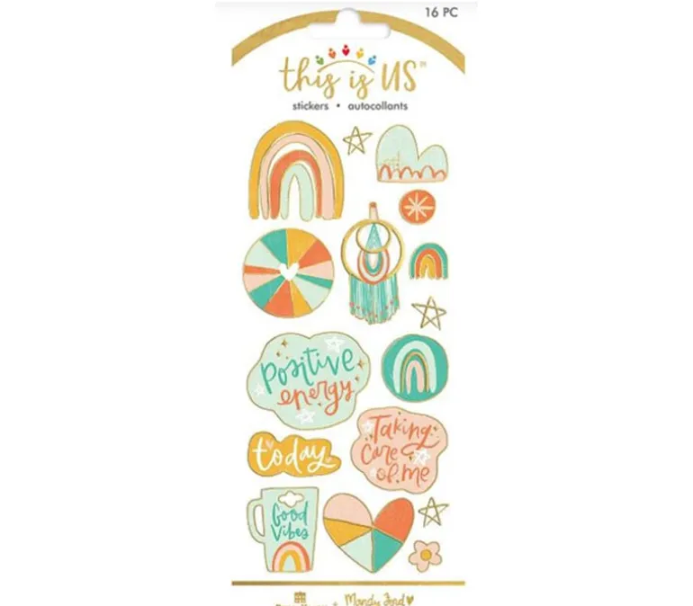 Paper House Foil Stickers – Mandy Ford Boho Rainbow