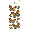 Paper House Foil Stickers – Rainbow Butterflies