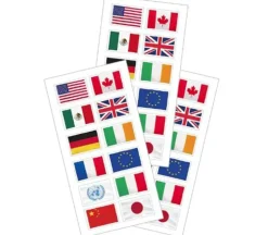 Paper House Stickers – World Flags