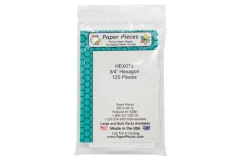 Paper Pieces Hexagons Paper Pieces 1-inch 100 count